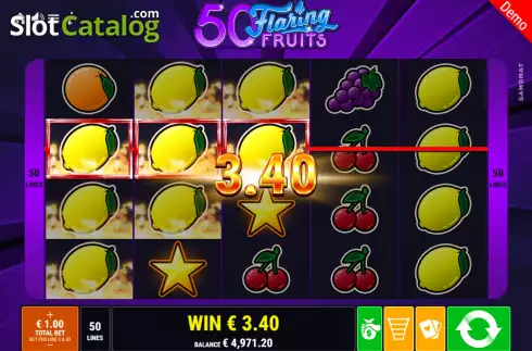 Οθόνη5. 50 Flaring Fruits Κουλοχέρης
