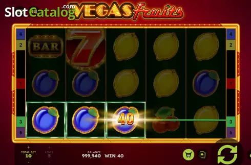 Οθόνη5. Vegas Fruits Κουλοχέρης