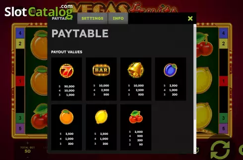Οθόνη8. Vegas Fruits Κουλοχέρης