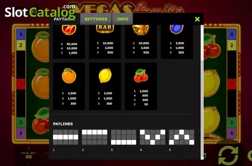 Οθόνη9. Vegas Fruits Κουλοχέρης