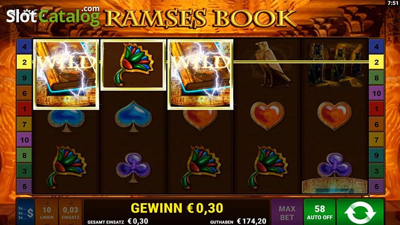Video Ramses Book several spins Video Ramses Book