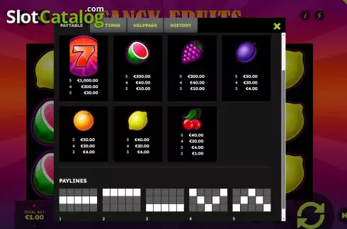 Οθόνη9. Fancy Fruits Deluxe Κουλοχέρης 