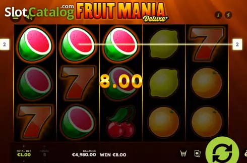 Οθόνη3. Fruit Mania Deluxe (Gamomat) Κουλοχέρης