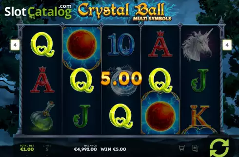 Οθόνη3. Crystal Ball Multi Symbol Κουλοχέρης 