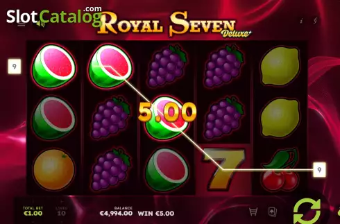 Οθόνη3. Royal Seven Deluxe Κουλοχέρης