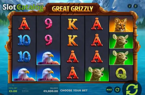 Οθόνη2. Great Grizzly (Gamomat) Κουλοχέρης