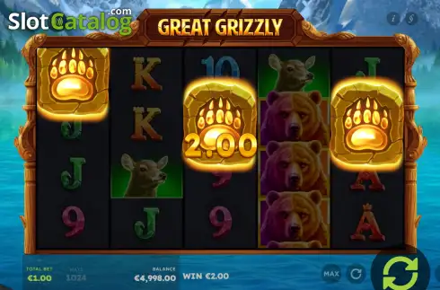 Οθόνη3. Great Grizzly (Gamomat) Κουλοχέρης