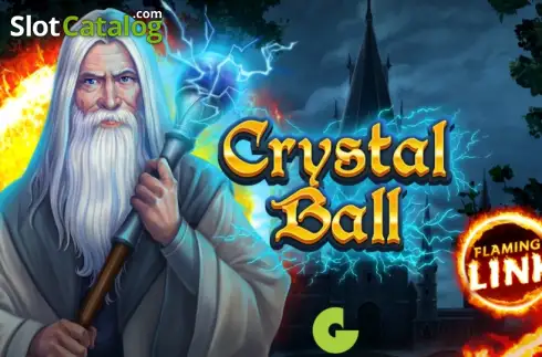 Crystal Ball Flaming Link Λογότυπο Crystal Ball Flaming Link Λογότυπο