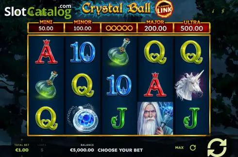 Οθόνη2. Crystal Ball Flaming Link Κουλοχέρης
