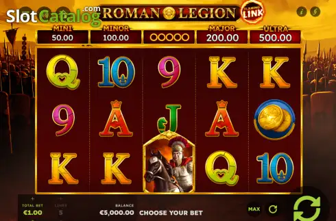 Οθόνη2. Roman Legion Flaming Link Κουλοχέρης 
