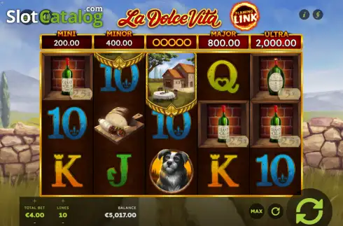 Οθόνη2. La Dolce Vita Flaming Link Κουλοχέρης