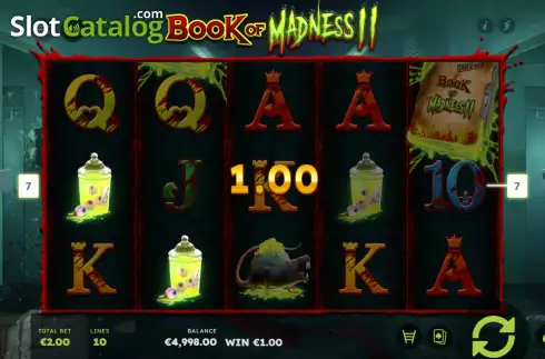 Οθόνη3. Book Of Madness 2 Κουλοχέρης 
