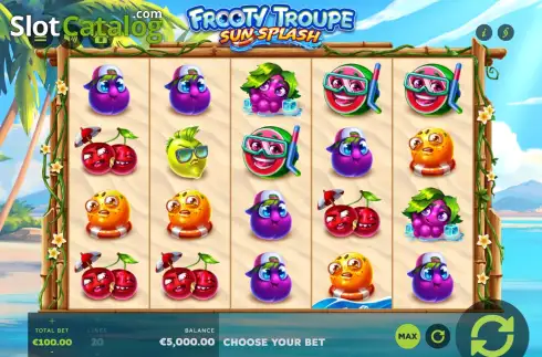 Οθόνη2. Frooty Troupe Sun Splash Κουλοχέρης