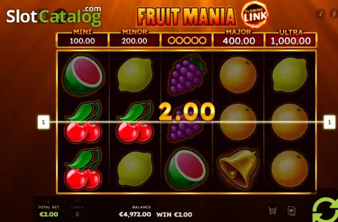 Οθόνη3. Fruit Mania Flaming Link Κουλοχέρης