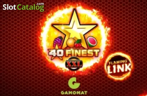 40 Finest XXL Flaming Link Λογότυπο 40 Finest XXL Flaming Link Λογότυπο