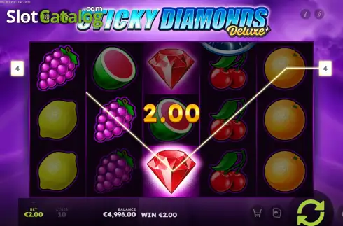 Οθόνη3. Sticky Diamonds Deluxe Κουλοχέρης