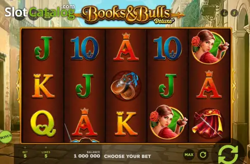 Οθόνη2. Books & Bulls Deluxe Κουλοχέρης