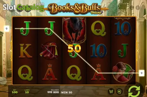 Οθόνη3. Books & Bulls Deluxe Κουλοχέρης