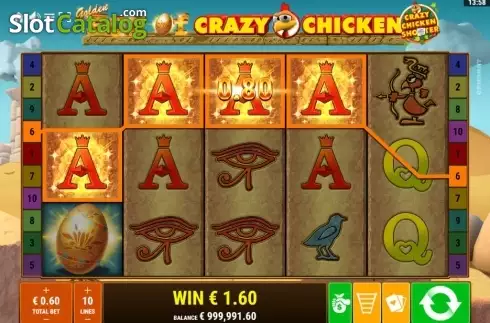 Οθόνη5. Golden Egg of Crazy Chicken Κουλοχέρης
