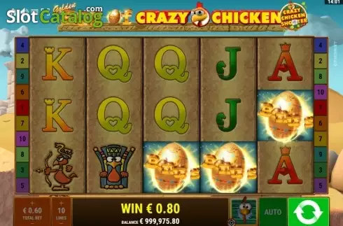 Οθόνη8. Golden Egg of Crazy Chicken Κουλοχέρης