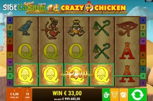Οθόνη4. Golden Egg of Crazy Chicken Κουλοχέρης