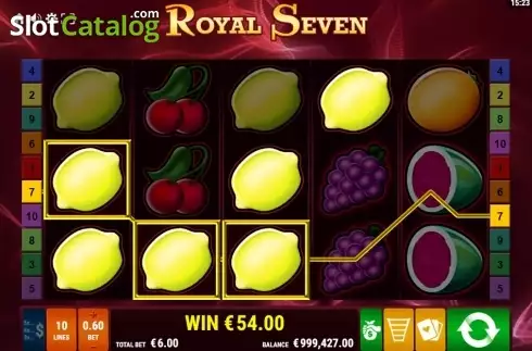 Οθόνη3. Royal Seven Κουλοχέρης