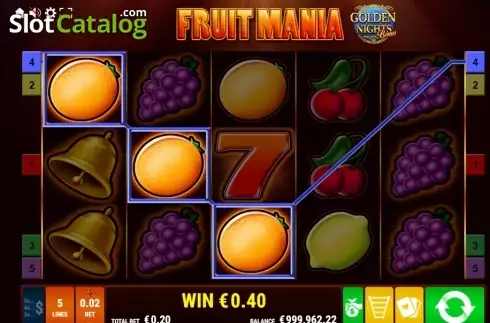 Οθόνη3. Fruit Mania GDN Κουλοχέρης
