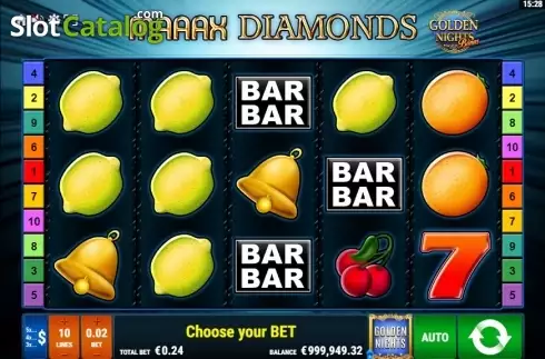 Οθόνη2. Maaax Diamonds GDN Κουλοχέρης