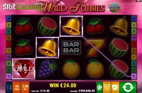 Οθόνη2. Wild Rubies GDN Κουλοχέρης 
