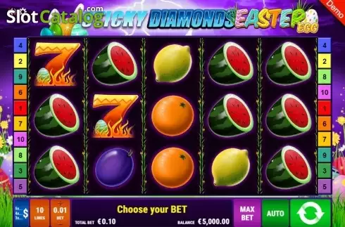 Οθόνη2. Sticky Diamonds Easter Egg Κουλοχέρης