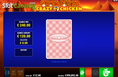 Οθόνη4. Super Duper Crazy Chicken Κουλοχέρης 