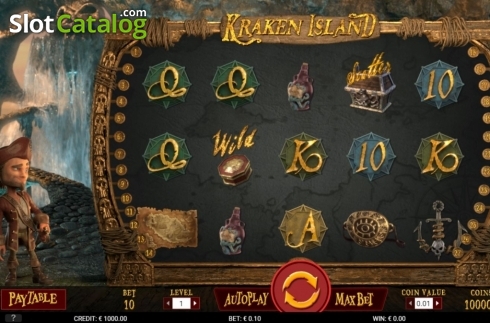 Οθόνη2. Kraken Island (Gamshy) Κουλοχέρης