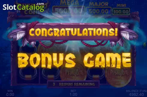 Οθόνη4. Buffalo Coin: Hold The Spin Κουλοχέρης 