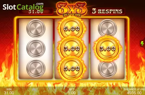 Οθόνη8. 3x3: Hold The Spin Κουλοχέρης