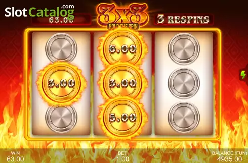Οθόνη9. 3x3: Hold The Spin Κουλοχέρης