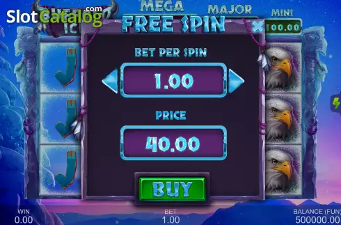 Οθόνη5. Buffalo Ice: Hold The Spin Κουλοχέρης