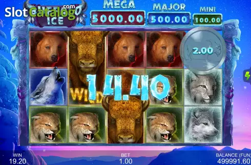 Οθόνη9. Buffalo Ice: Hold The Spin Κουλοχέρης