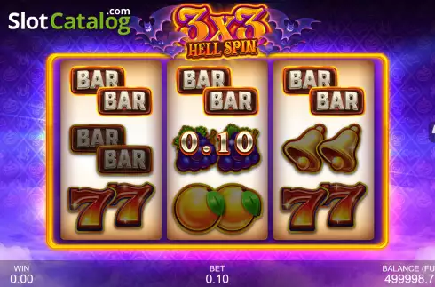 Οθόνη3. 3x3: Hell Spin Κουλοχέρης