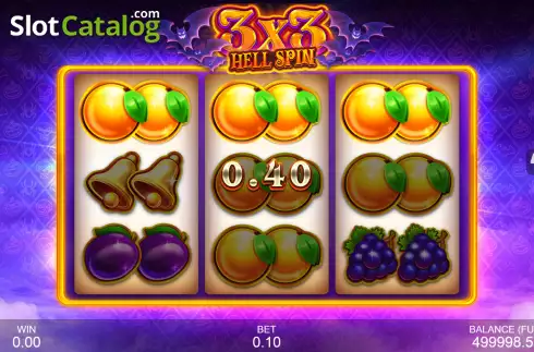 Οθόνη4. 3x3: Hell Spin Κουλοχέρης