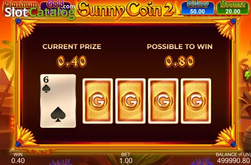 Οθόνη5. Sunny Coin 2: Hold The Spin Κουλοχέρης 