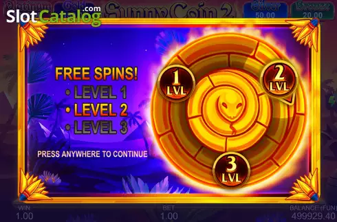 Οθόνη8. Sunny Coin 2: Hold The Spin Κουλοχέρης 