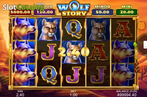 Οθόνη3. Wolf Story Κουλοχέρης