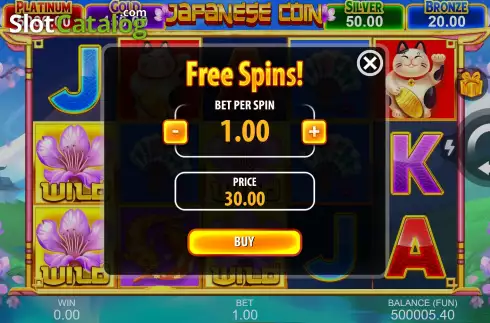Οθόνη6. Japanese Coin: Hold The Spin Κουλοχέρης 