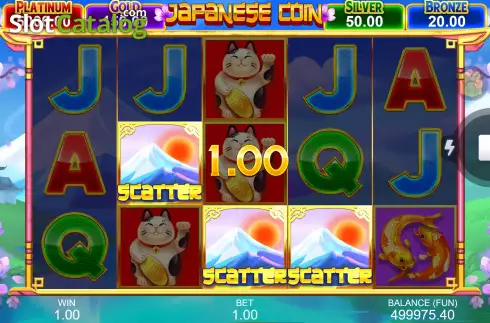 Οθόνη7. Japanese Coin: Hold The Spin Κουλοχέρης 