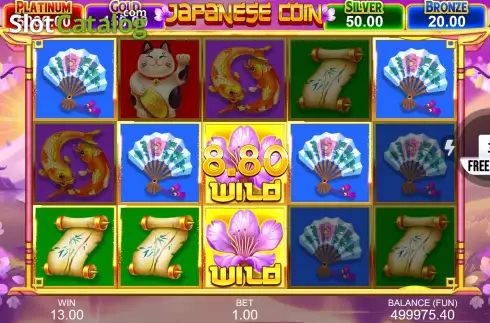Οθόνη9. Japanese Coin: Hold The Spin Κουλοχέρης 