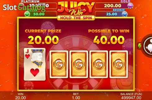 Οθόνη6. Juicy Win: Hold The Spin Κουλοχέρης 