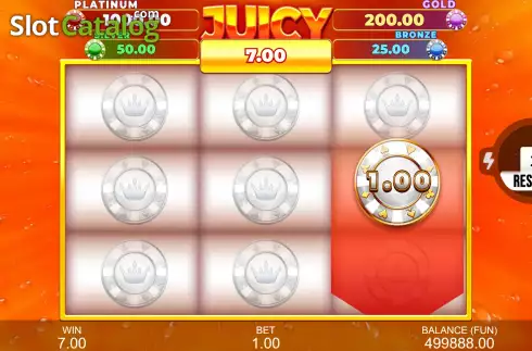 Οθόνη9. Juicy Win: Hold The Spin Κουλοχέρης 