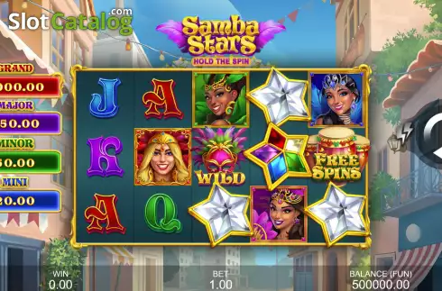 Οθόνη2. Samba Stars: Hold the Spin Κουλοχέρης 