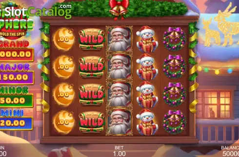 Οθόνη2. Santa Sphere: Hold the Spin Κουλοχέρης