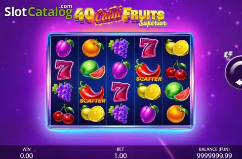 Οθόνη2. 40 Chilli Fruits Superior Κουλοχέρης